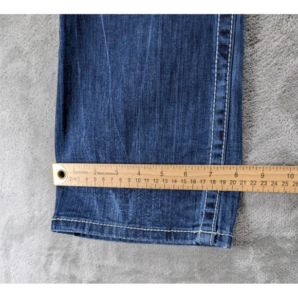 BKE Stella Low Rise Bootcut Jeans Rodeo Distressed - Picture 3 of 8